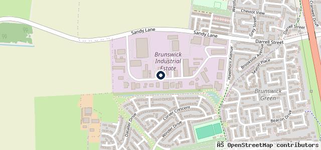 Map showing the location of Newcastle Garage Services Ltd