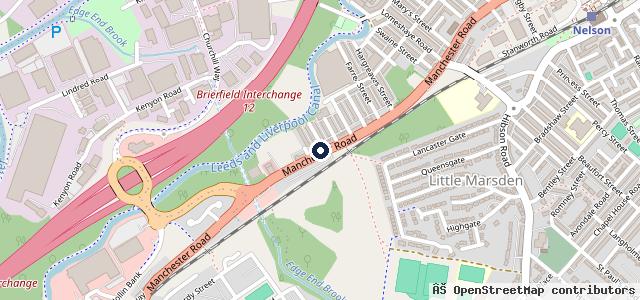 Map showing the location of Pendle Motorcycles