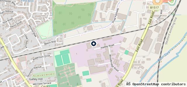 Map showing the location of Cawsey Motors