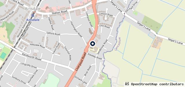 Map showing the location of Chapelhouse Suzuki Southport | Southport