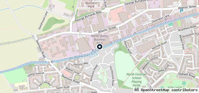 Map showing the location of Atlantic Garage Accident Repair Centre