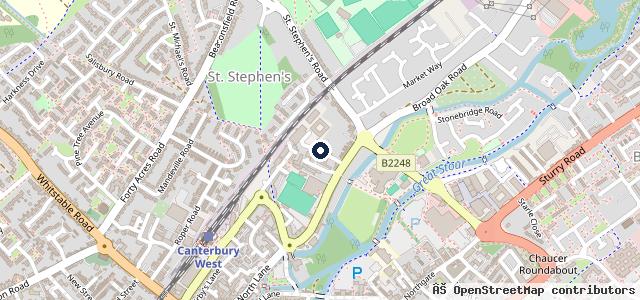 Map showing the location of Barretts Kent