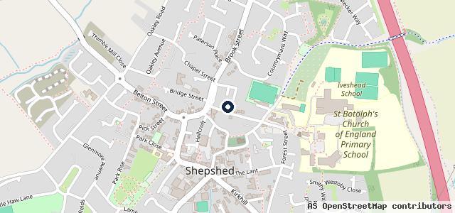 Map showing the location of Constella MOT & Service Centre