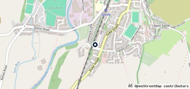 Map showing the location of David Stubbs Motors Ltd