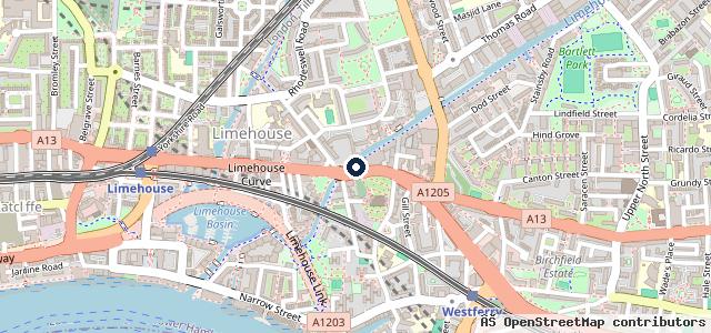 Map showing the location of Crystal Tyres & Body Work