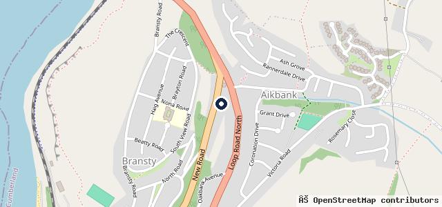 Map showing the location of Pelican Garage