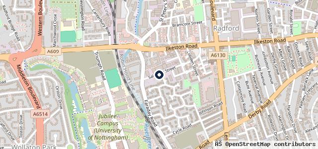 Map showing the location of DPR Motors MOT & Service Centre Ltd