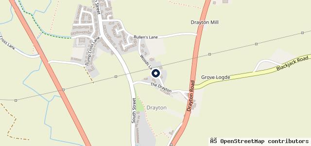 Map showing the location of Drayton Motors Kia Boston