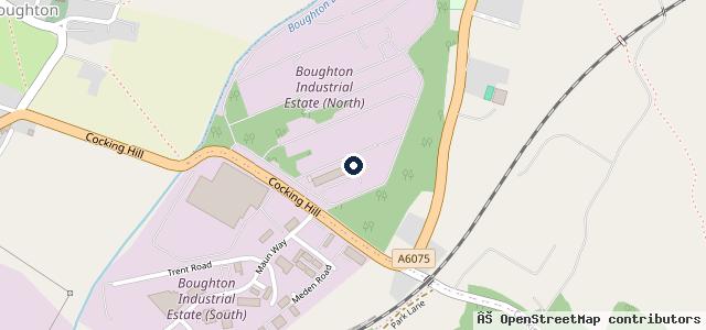 Map showing the location of Merlins Test Centre LTD