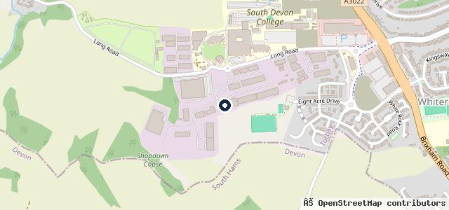 Map showing the location of Teignbridge Vehicle Repairs Ltd