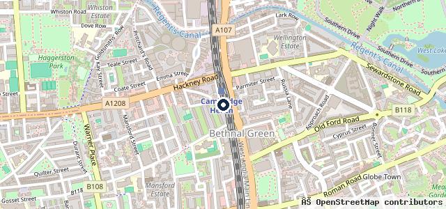 Map showing the location of E Two Mot Centre