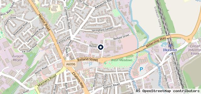 Map showing the location of East Midlands Automotive
