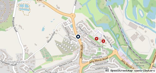 Map showing the location of Eden Approved Newton Abbot