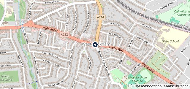 Map showing the location of E. J. Balaam & Son Limited - Balaam Ford West Wickham