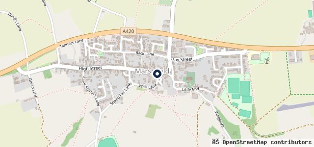 Map showing the location of F G Bond & Son
