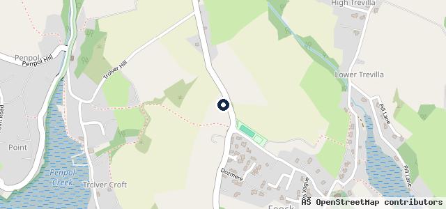 Map showing the location of Ferris Garage