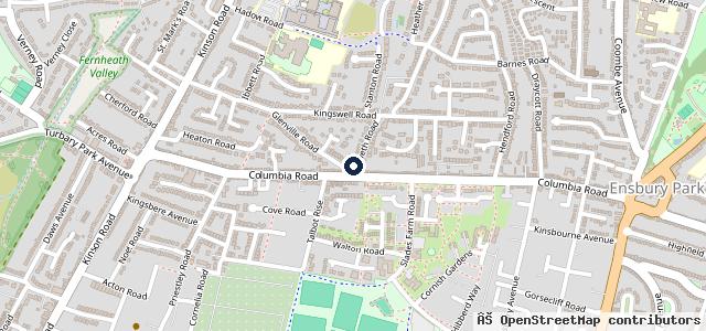Map showing the location of 4 Square Garage