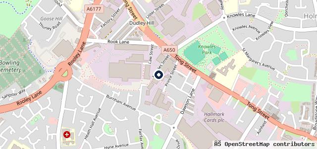 Map showing the location of F.R.C automotive Ltd