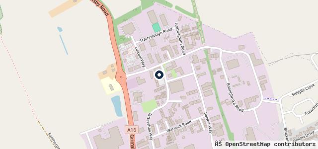 Map showing the location of G Harniess (Louth) Ltd