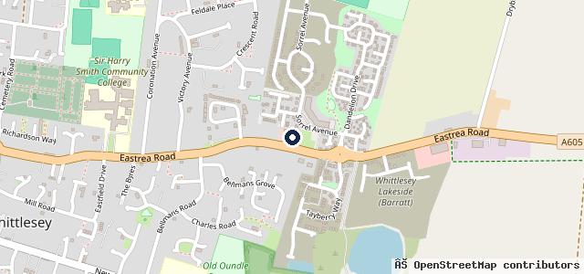 Map showing the location of MT Cars | Peterborough