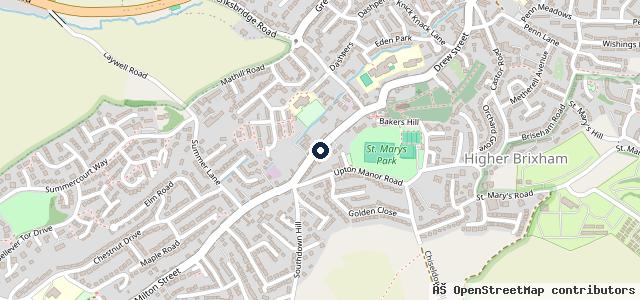 Map showing the location of Central Garage | Brixham