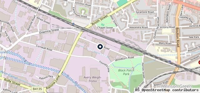 Map showing the location of HBM Auto Service