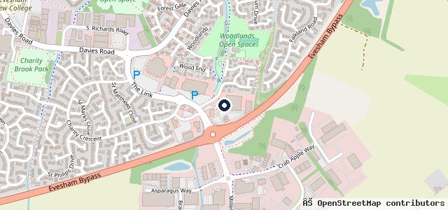 Map showing the location of Halfords Autocentre