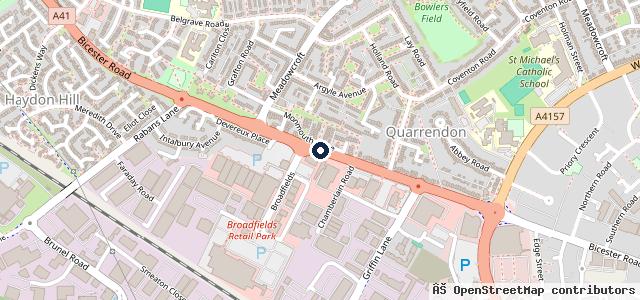 Map showing the location of Mercedes-Benz of Aylesbury