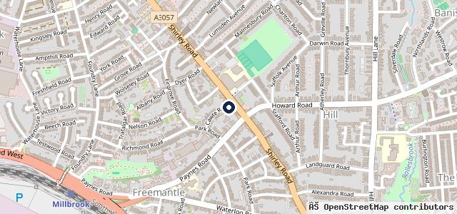 Map showing the location of Garage No.7 | Southampton