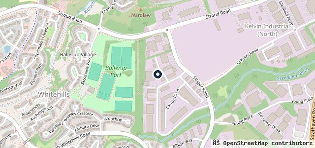 Map showing the location of Kelvin Auto Services