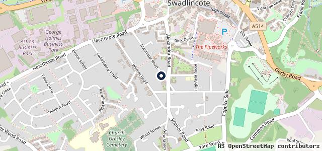 Map showing the location of L & C Motors
