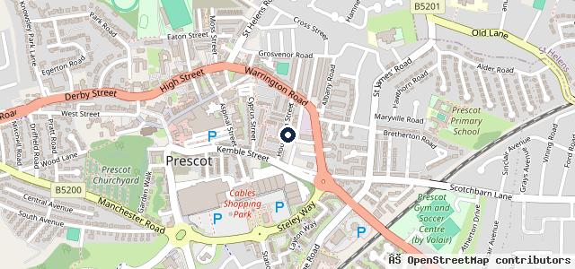 Map showing the location of Lane Ends Engineering Ltd