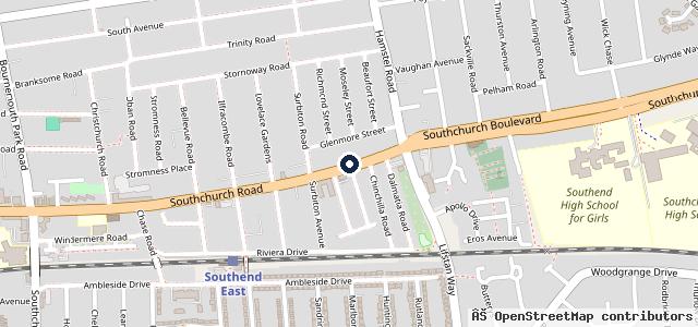 Map showing the location of ABC Autos