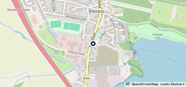 Map showing the location of Loch Leven Motor Engineers