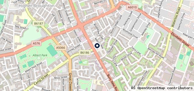 Map showing the location of Lookers SEAT Stockport