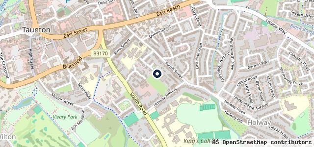 Map showing the location of M B Garage Services