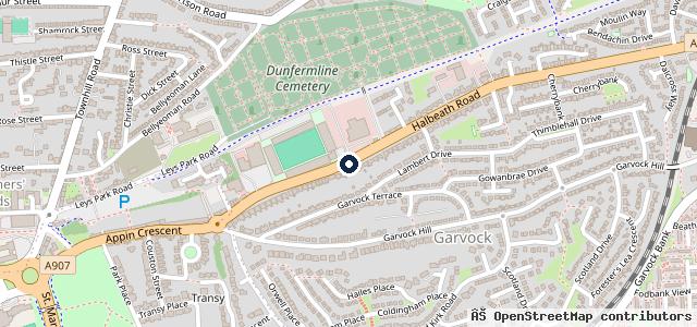 Map showing the location of Vertu Ford Dunfermline Service Centre | Dunfermline