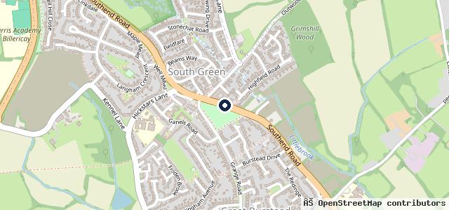 Map showing the location of Main Road Garage
