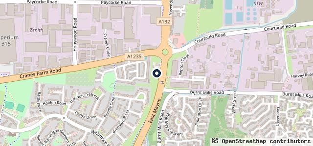 Map showing the location of IN'n'OUT Autocentres Basildon