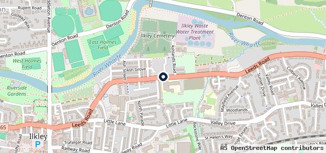 Map showing the location of Marshfield Garage