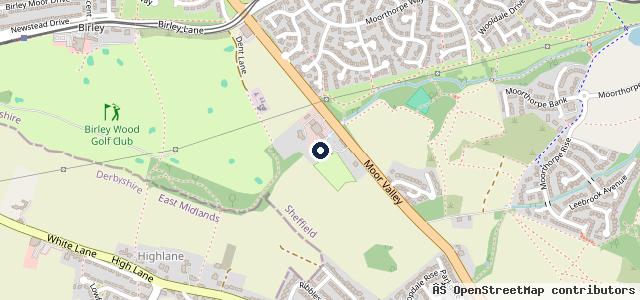 Map showing the location of Miata Auto Services | Sheffield