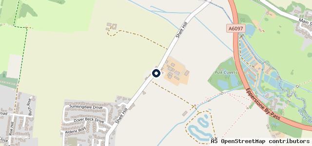 Map showing the location of Shelt Hill Farm & Fishery