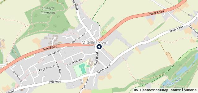 Map showing the location of Milestone Motors