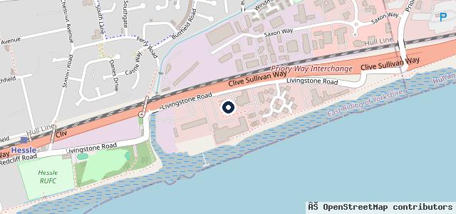 Map showing the location of Drive Hyundai Hull