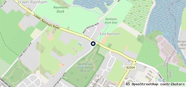 Map showing the location of Berengrave Service Station. Wet Belt, Timing & DPF Specialist