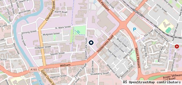Map showing the location of MOT 7 Hull