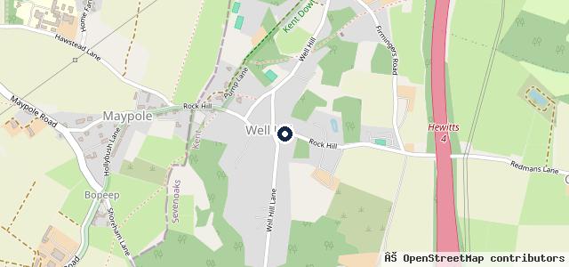 Map showing the location of Church Hill Garage Ltd