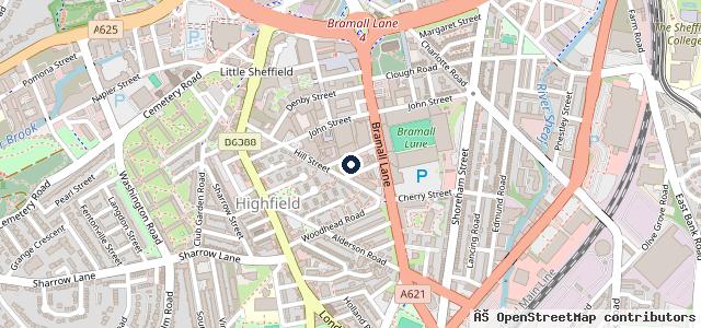 Map showing the location of Mr Exhaust & Tyres