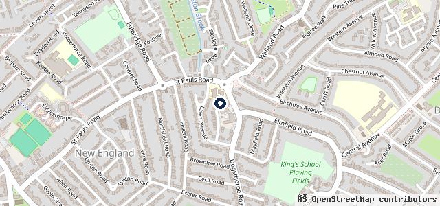 Map showing the location of M T M Auto Repairs