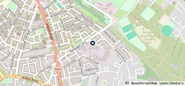 Map showing the location of Auto Serve Service Repair & Car sales Specialist